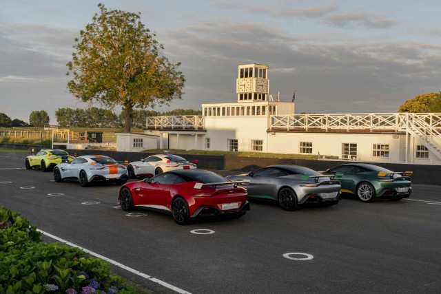 Aston's racing history honoured at GFoS. Image by Max Earey.