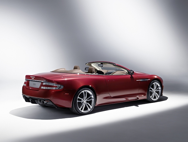 Beautiful DBS Volante breaks cover. Image by Aston Martin.