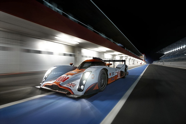 Aston tackles first ever LMS night race. Image by Aston Martin.