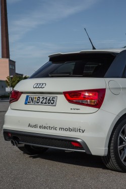 2012 Audi A1 e-tron prototype. Image by Audi.