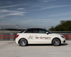 2012 Audi A1 e-tron prototype. Image by Audi.