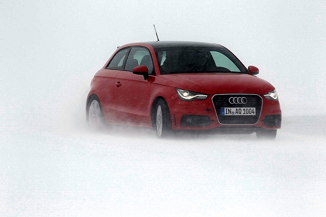First Drive: Audi A1 quattro prototype. Image by Audi.