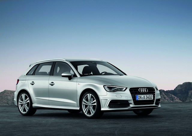 New Audi A3 Sportback revealed and priced. Image by Audi.