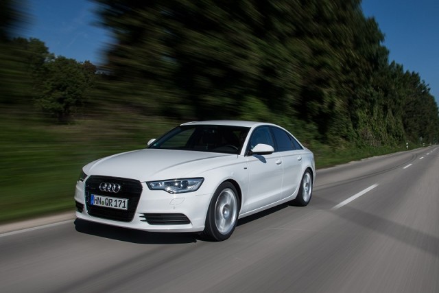 First drive: Audi A6 electric Biturbo prototype. Image by Audi.