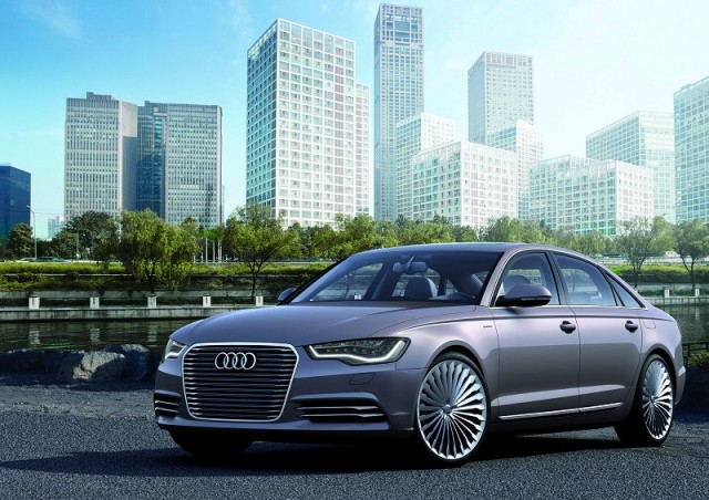 Audi A6 e-tron ready for China. Image by Audi.