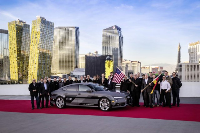 Audi's piloted driving hits public roads. Image by Audi.