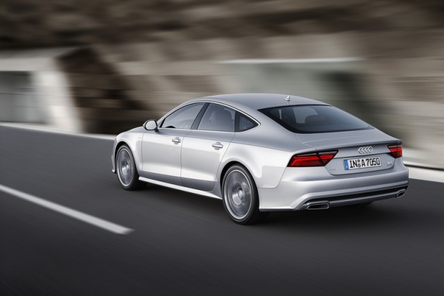 Audi updates the A7 Sportback. Image by Audi.