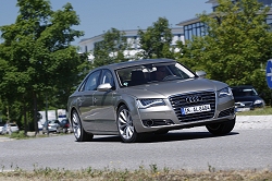 2010 Audi A8 L. Image by Daniel Wollstein.