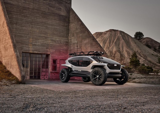Audi’s future off-roader is the AI:TRAIL. Image by Audi AG.