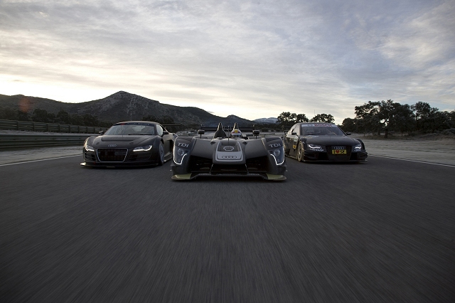 Audi's 2010 racing plans. Image by Audi.