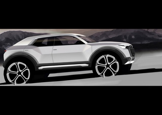 Audi Q1 SUV here in 2016. Image by Audi.