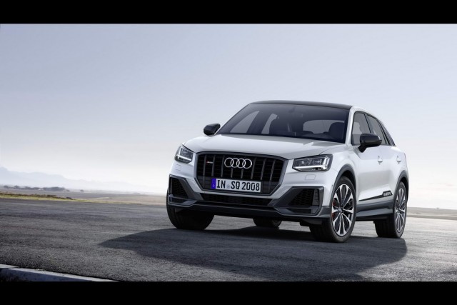 Audi beefs up crossover with 300hp SQ2. Image by Audi.