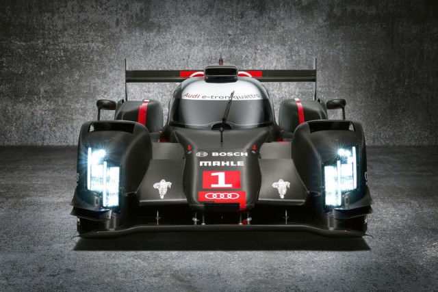 Laser headlights for Audi R18 e-tron. Image by Audi.
