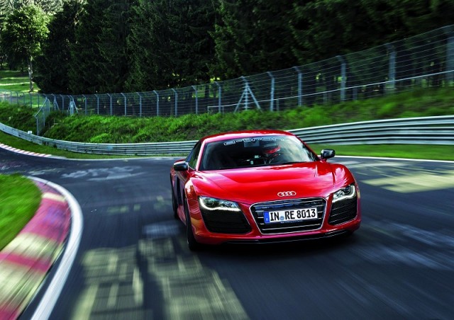 Incoming: Audi R8 e-tron. Image by Audi.