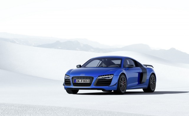 Limited edition R8 features lasers. Image by Audi.