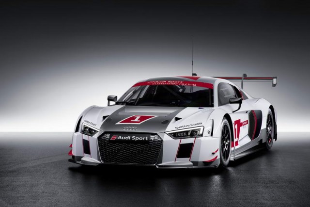 Race-ready Audi R8. Image by Audi.