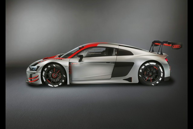 Audi unleashes R8 LMS GT3 on Paris. Image by Audi.