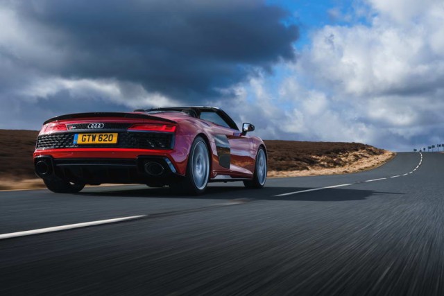 First drive: Audi R8 Spyder performance. Image by Audi.