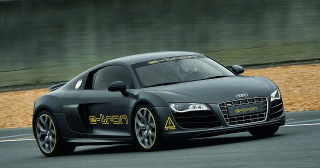 Audi e-tron energised for road rally. Image by Audi.