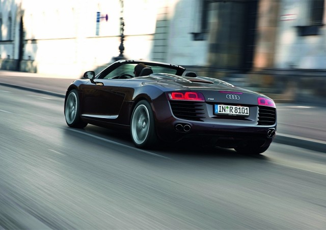 First Drive: Audi R8 Spyder V8. Image by Audi.