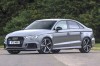 2017 Audi RS3 Saloon UK drive. Image by Audi.