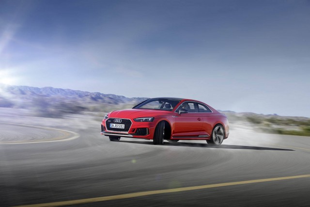 Audi's RS 5 bruiser gets 450hp. Image by Audi.
