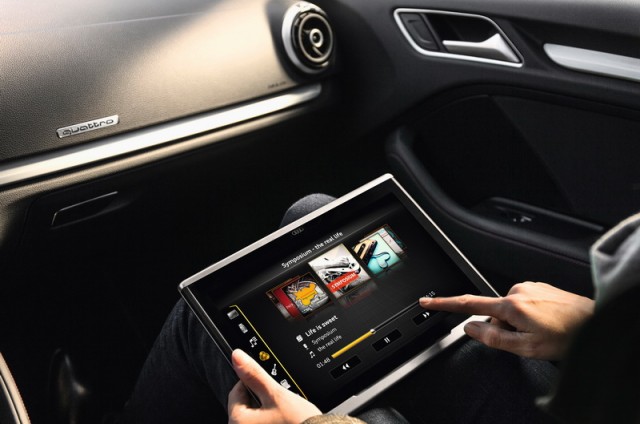Audi makes its own iPad. Image by Audi.