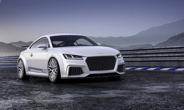 Audi previews new 420hp TT RS. Image by Audi.