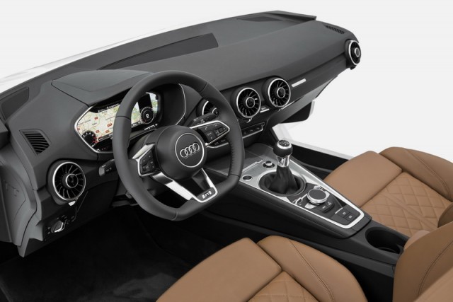 Next-gen Audi TT's interior revealed. Image by Audi.