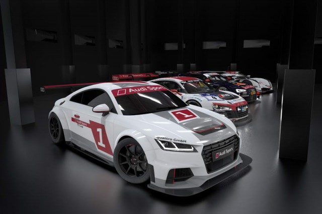 TT gets one-make race series. Image by Audi.