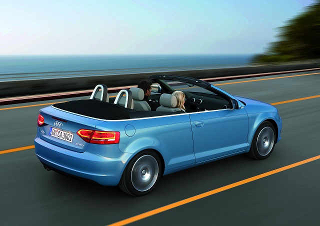 Audi finally reveals A3 drop-top. Image by Audi.