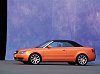 The Audi A4 convertible due for sale in 2002. Photograph by Audi. Click here for a larger image.