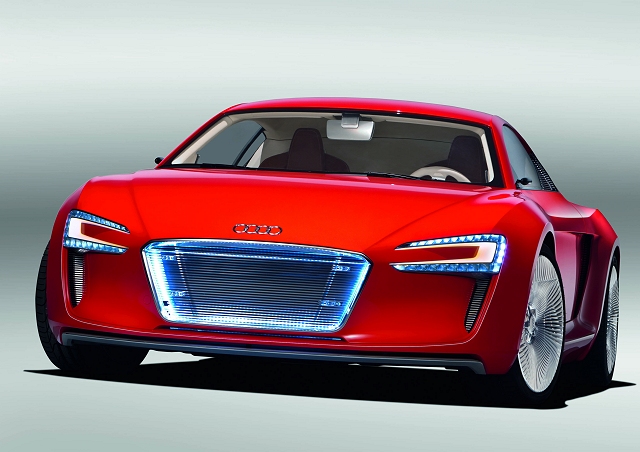 Audi reveals electric R8 concept called e-tron. Image by Audi.