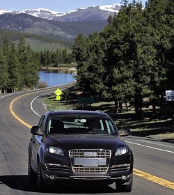 2006 Audi Q7 Prototype in pre-production testing. Image by Audi. Click here for a larger image. 2006 Audi Q7 Prototype in pre-production testing. Image by Audi.