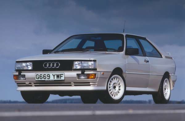 Audi Quattro 20v road test. Image by Audi.