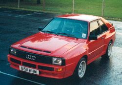 The 1985 Audi Quattro Sport. Photograph by Damian Quinn. Click here for a larger image.