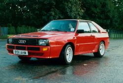 The 1985 Audi Quattro Sport. Photograph by Damian Quinn. Click here for a larger image.
