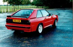 The 1985 Audi Quattro Sport. Photograph by Damian Quinn. Click here for a larger image.