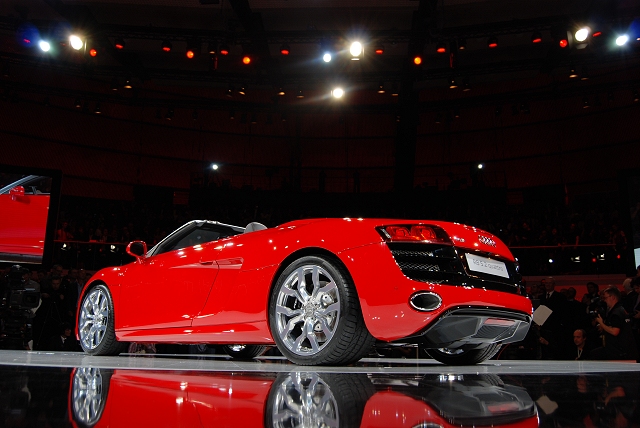 Frankfurt Motor Show: Audi R8 Spyder. Image by Kyle Fortune.