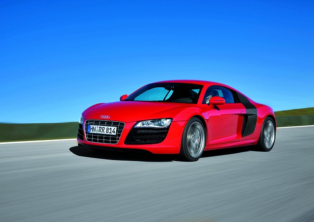 Audi R8 V10 in action. Image by Audi.