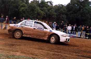 The most impressive drive of the day came from Kiwi Stuart Warren