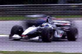 Mika Hakkinen was superb in qualifying, narrowly beating Coulthard