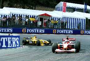 Damon drove well after a poor start to pick up a point for the Jordan team