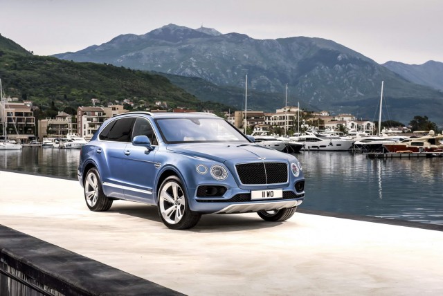 Bentley's first diesel goes into the Bentayga. Image by Bentley.