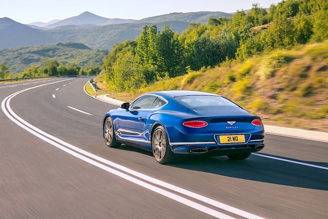 First drive: Bentley Continental GT. Image by Bentley.