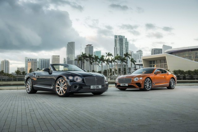 V8 motor joins Bentley Continental family. Image by Bentley.