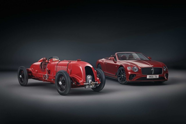 Bentley Continental GTC honours No.1 Blower. Image by Bentley.