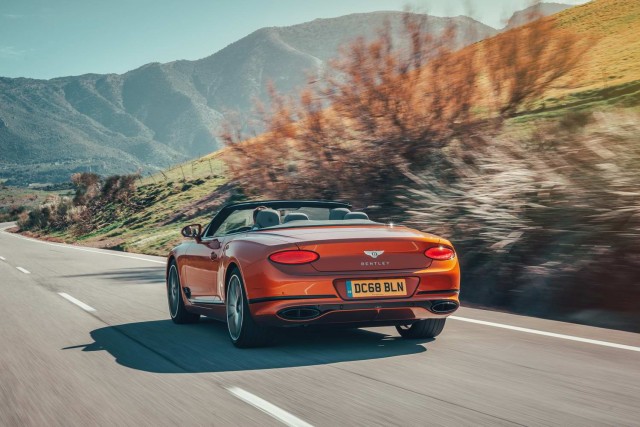 First drive: Bentley Continental GTC. Image by Bentley UK.