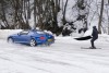 Ski Joring by Bentley Continental GT. Image by Dominic Fraser.