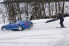 Ski Joring by Bentley Continental GT. Image by Dominic Fraser.